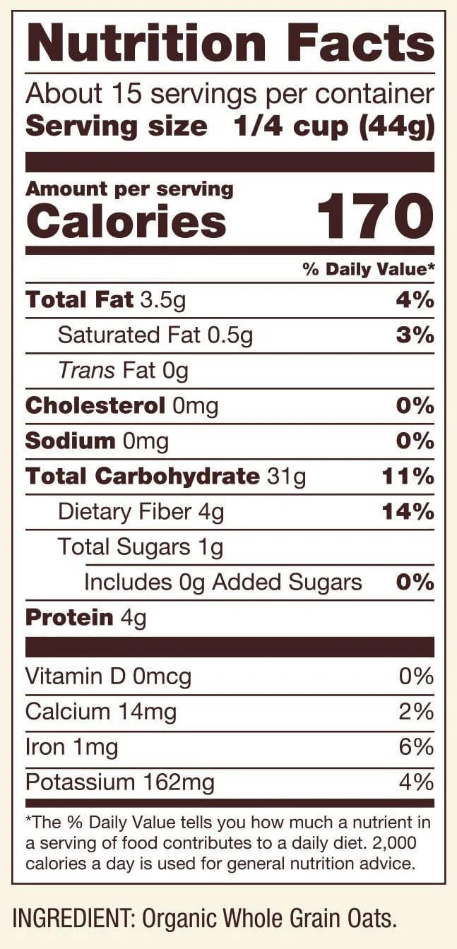 Bob Red Mill Organic Steel Cut Oats 24oz - 03997803957 Pie's Variety Store