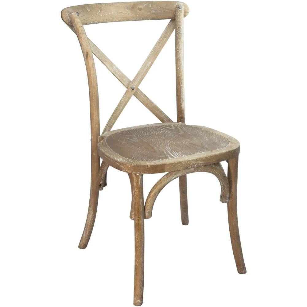 Advantage Dark Driftwood X-Back Chair [X-BACK-BURDRIFT] Pie's Variety Store
