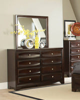 Jaxson Rectangular Mirror Cappuccino - 203484 Pie's Variety Store