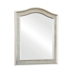 Arched Top Vanity Mirror Metallic Platinum Use it to complete a dresser or vanity table