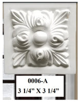 POLYURETHANE MOULDINGS - ROSETTE a decorative addition with any window or doorway molding and casing ebuystt