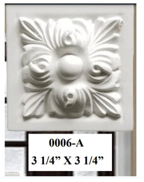 POLYURETHANE MOULDINGS - ROSETTE a decorative addition with any window or doorway molding and casing ebuystt
