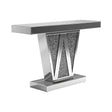 Rectangular Console Table Silver - 951786 Pie's Variety Store