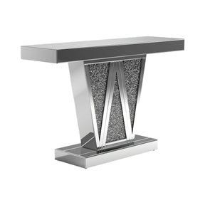 Rectangular Console Table Silver - 951786 Pie's Variety Store