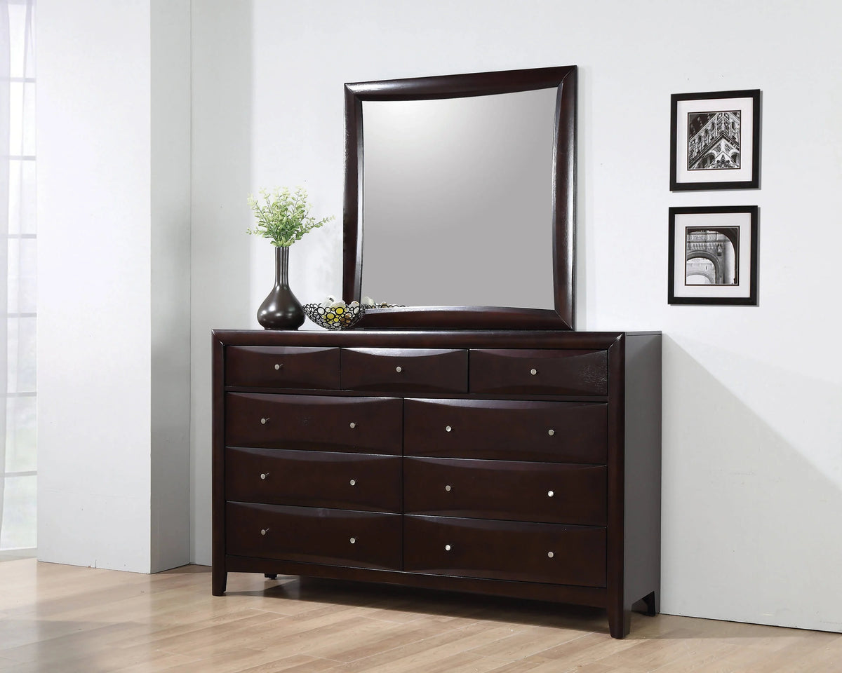 Phoenix 9-Drawer Dresser Deep Cappuccino - 200413 Pie's Variety Store