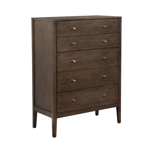 Lompoc 5-Drawer Rectangular Chest Ash Brown - 204565 Pie's Variety Store