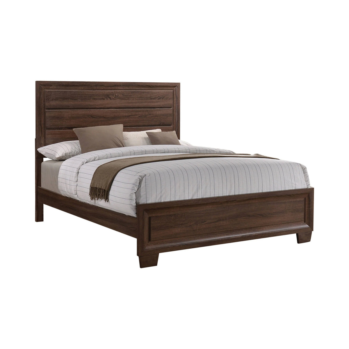 Brandon Full Panel Bed Medium Warm Brown - 205321F Pie's Variety Store