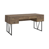 Analiese 4-Drawer Writing Desk Antique Nutmeg - 800999 Pie's Variety Store