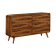 Robyn 6-Drawer Dresser Dark Walnut - 205133 Pie's Variety Store
