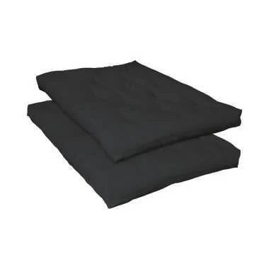 9″ Deluxe Innerspring Futon Pad Black - 2009IS A-Z Store Nadia