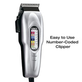 Conair Number Cut 20-Piece Haircut Kit with Number-Coded Clipper and Easy-to-Read Chart helps you remember everyone's favorite hair length using numbered combs that make it easy each time you cut hair - C-HC408R Elegant AccScents
