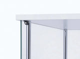  the four shelves are great for adding visual height to a living or dining room. 951072 Pie's Variety Store