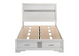 Miranda Full Storage Bed White - 205111F Pie's Variety Store