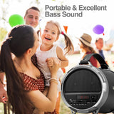 ARGOM TECH BAZOOKA+BEATS HIFI INDOOR/OUTDOOR TWS WIRELESS BT SPEAKER - ARG-SP-3124BK Pie's Variety Store