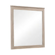 Wenham Rectangular Dresser Mirror Natural Oak - 205464 Pie's Variety Store