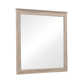 Wenham Rectangular Dresser Mirror Natural Oak - 205464 Pie's Variety Store