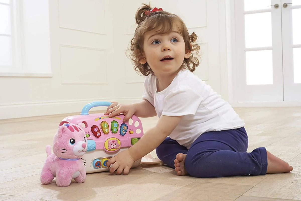 VTech Cosy Kitten Carrier Interactive Toy - 80-191503 Pie's Variety Store