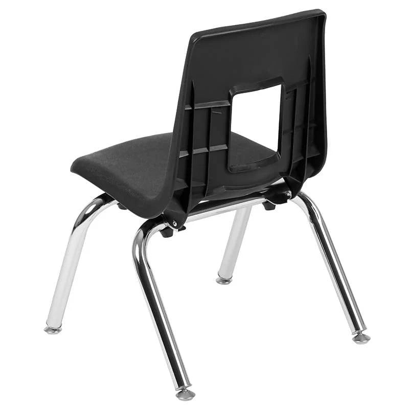 Advantage Black Student Stack School Chair - 12-inch [ADV-SSC-12BLK] Pie's Variety Store