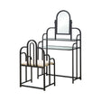 2-Piece Vanity Set is exquisitely crafted with an intricate