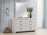 Marion 6-Drawer Dresser Coastal White - 207053 Pie's Variety Store