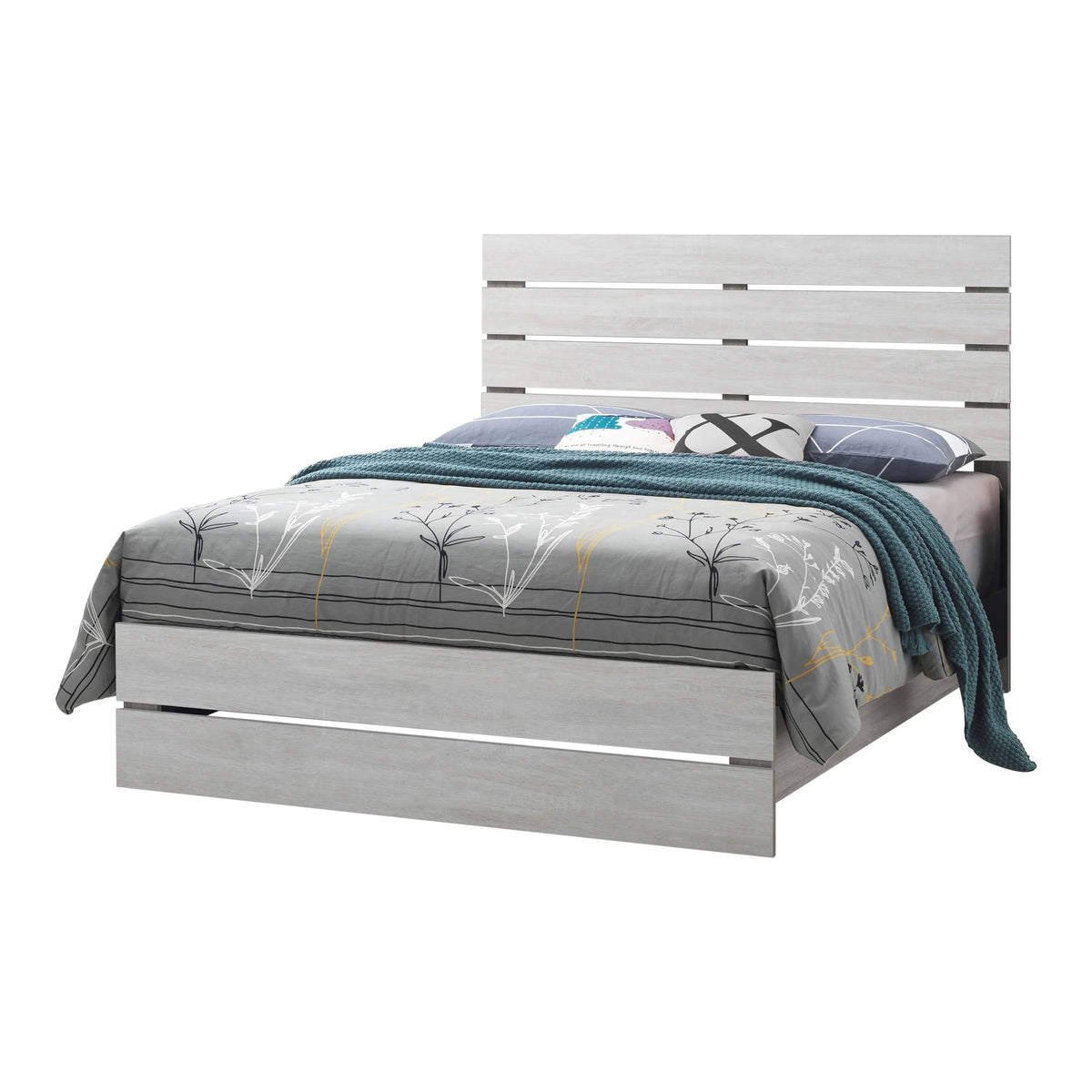 Marion Queen Panel Bed Coastal White - 207051Q Pie's Variety Store