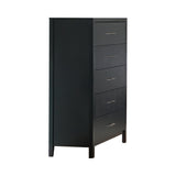 Grove 5-Drawer Chest Black - 201655 Pie's Variety Store