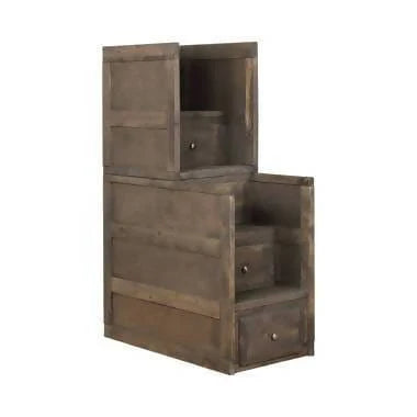 Wrangle Hill 4-Drawer Stairway Chest Gun Smoke - 400834 A-Z Store Nadia