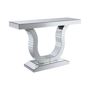 Console Table With U-Shaped Base Clear Mirror - 930010 Pie's Variety Store