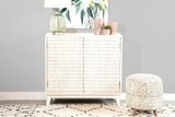 Rectangular 2-Door Accent Cabinet White - 953401 Pie's Variety Store