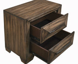 Preston Queen 2-Drawer Storage Bed Rustic Chestnut 4PC Set - SET4PC205440Q Pie's Variety Store