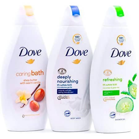 Dove Body Wash Variety Pack- Shea Butter with Warm Vanilla