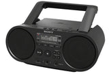 Sony Zs-PS50 Black Portable Cd Boombox Player Digital Tuner Am/FM Radio USB Playback and Audio Input Mega Bass Reflex Stereo Sound System - ZSPS50BLK Pie's Variety Store