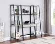 Pinckard 3-Piece Ladder Desk Set Grey Stone Herringbone And Black - 805801-S3 Pie's Variety Store