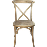 Advantage Dark Driftwood X-Back Chair [X-BACK-BURDRIFT] Pie's Variety Store