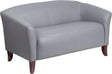 HERCULES Imperial Series Gray LeatherSoft Loveseat - 111-2-GY-GG Pie's Variety Store