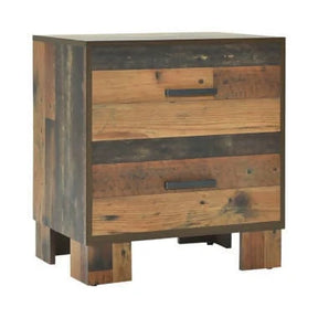 Sidney 2-Drawer Nightstand Rustic Pine - 223142 Pie's Variety Store