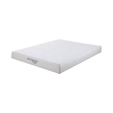 Keegan Full Memory Foam Mattress White - 350063F Pie's Variety Store