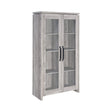 2-Door Tall Cabinet Grey Driftwood - 950783 Pie's Variety Store