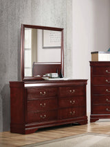 Louis Philippe 6-Drawer Dresser Cherry - 222413 Pie's Variety Store