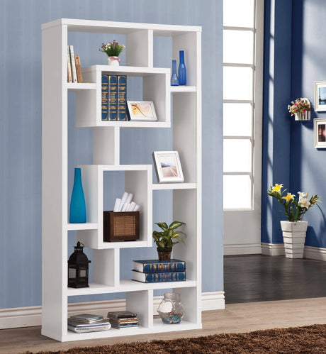 10-Shelf Bookcase White - 800157 Pie's Variety Store