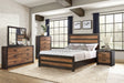 Dewcrest Queen Panel Bed Caramel And Licorice 4PC Set - SET4PC223451Q Pie's Variety Store