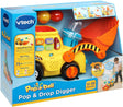 VTech POP and Drop Digger Educational Push Along Digger for Toddler - 80-506003 Pie's Variety Store