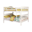 Chapman Full Over Full Bunk Bed White - 460360 A-Z Store Nadia