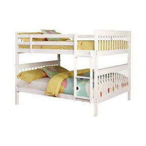Chapman Full Over Full Bunk Bed White - 460360 A-Z Store Nadia
