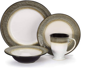 Cuisinart Stoneware Loire Collection 16-Piece Dinnerware Set - CU-CDST1-S4HG Elegant AccScents