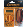 Worksite Digital Voltmeter Ammeter Ohmmeter Multimeter Volt AC DC Tester. Easy to operate