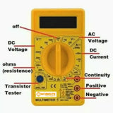 Worksite Digital Voltmeter Ammeter Ohmmeter Multimeter Volt AC DC Tester. Easy to operate