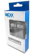 IMEXX Earphone with Microphone Flat Cable White-IME-21645 Hannah Frederick