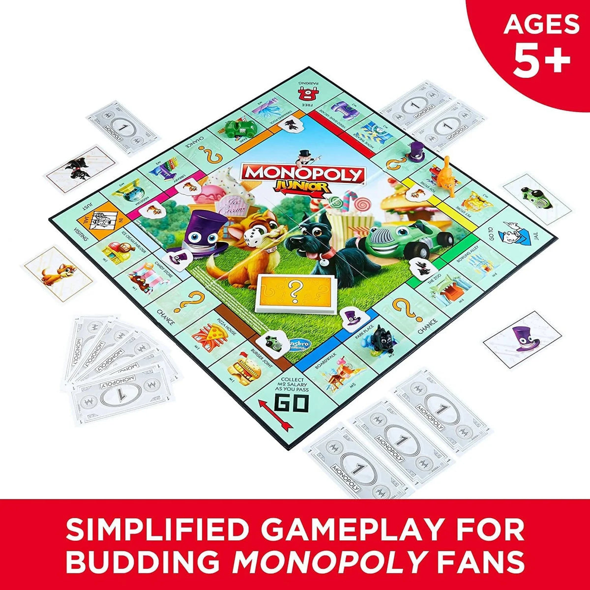 Hasbro Monopoly Junior Board Game - A6984 Pie's Variety Store