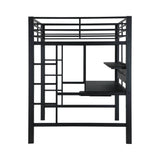 Avalon Full Workstation Loft Bed Black - 460023 A-Z Store Nadia